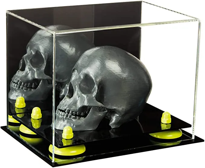 Versatile Acrylic Display Case 8.25 x 6 x 6.75 - Mirror No Wall Mounts (V45/A003)