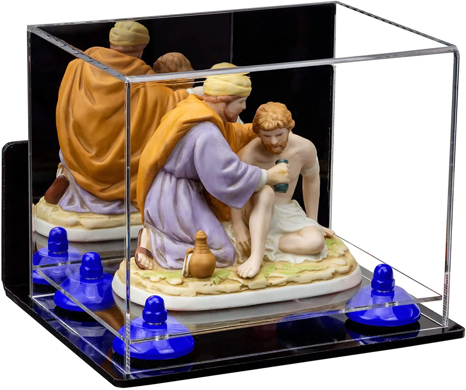 Versatile Acrylic Display Case 8.25 x 6 x 6.75 - Mirror No Wall Mounts (V45/A003)