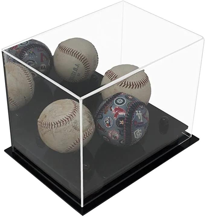 Versatile Acrylic Display Case 8.25 x 6 x 6.75 - Mirror No Wall Mounts (V45/A003)