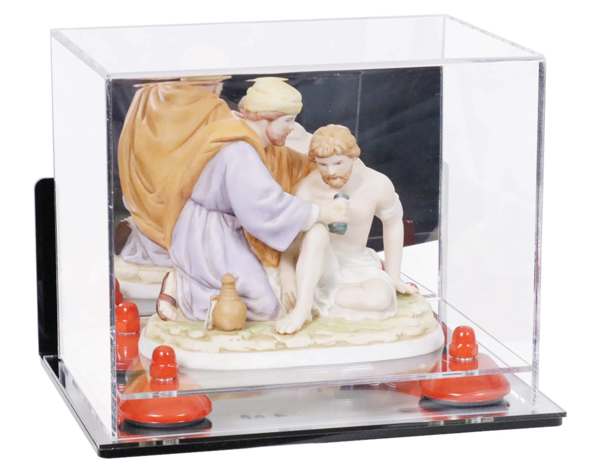 Versatile Acrylic Display Case 8.25 x 6 x 6.75 - Mirror No Wall Mounts (V45/A003)