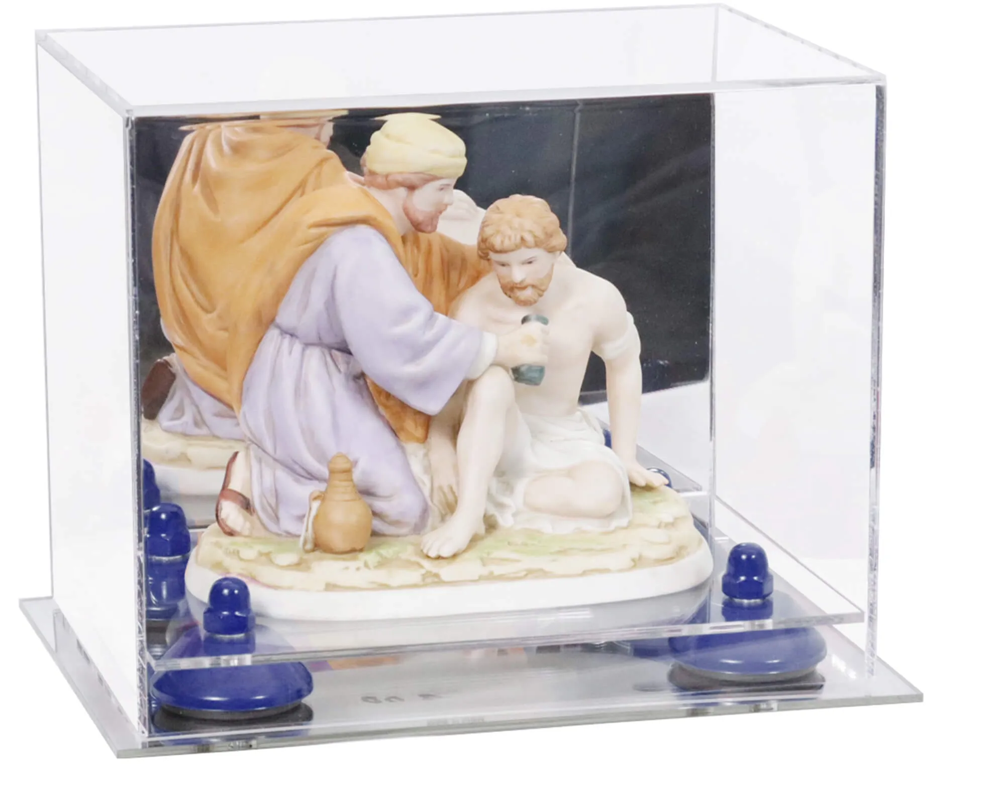 Versatile Acrylic Display Case 8.25 x 6 x 6.75 - Mirror No Wall Mounts (V45/A003)