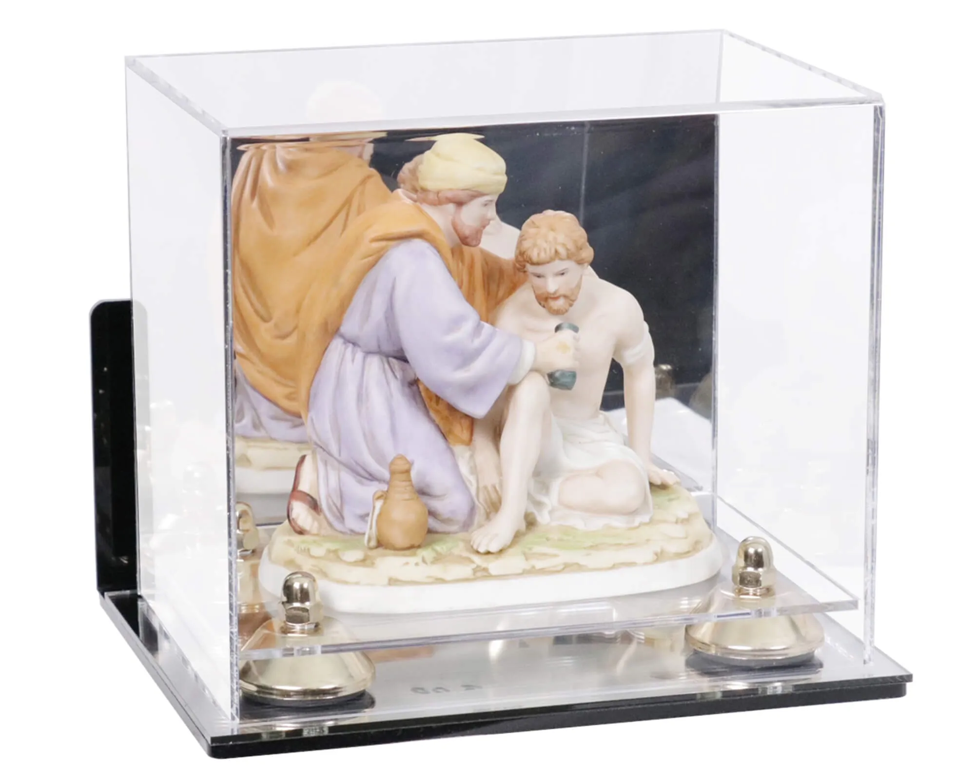 Versatile Acrylic Display Case 8.25 x 6 x 6.75 - Mirror No Wall Mounts (V45/A003)
