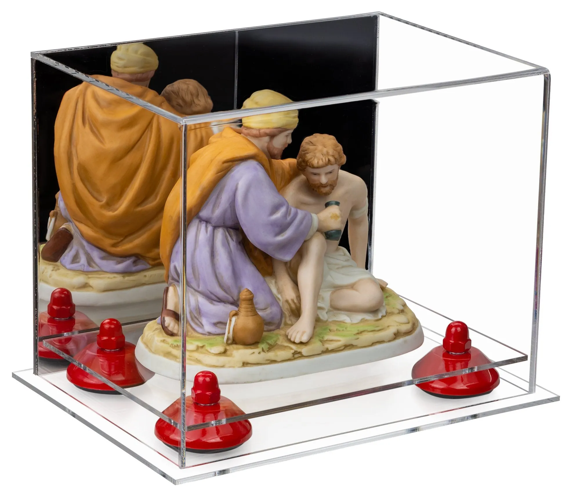 Versatile Acrylic Display Case 8.25 x 6 x 6.75 - Mirror No Wall Mounts (V45/A003)