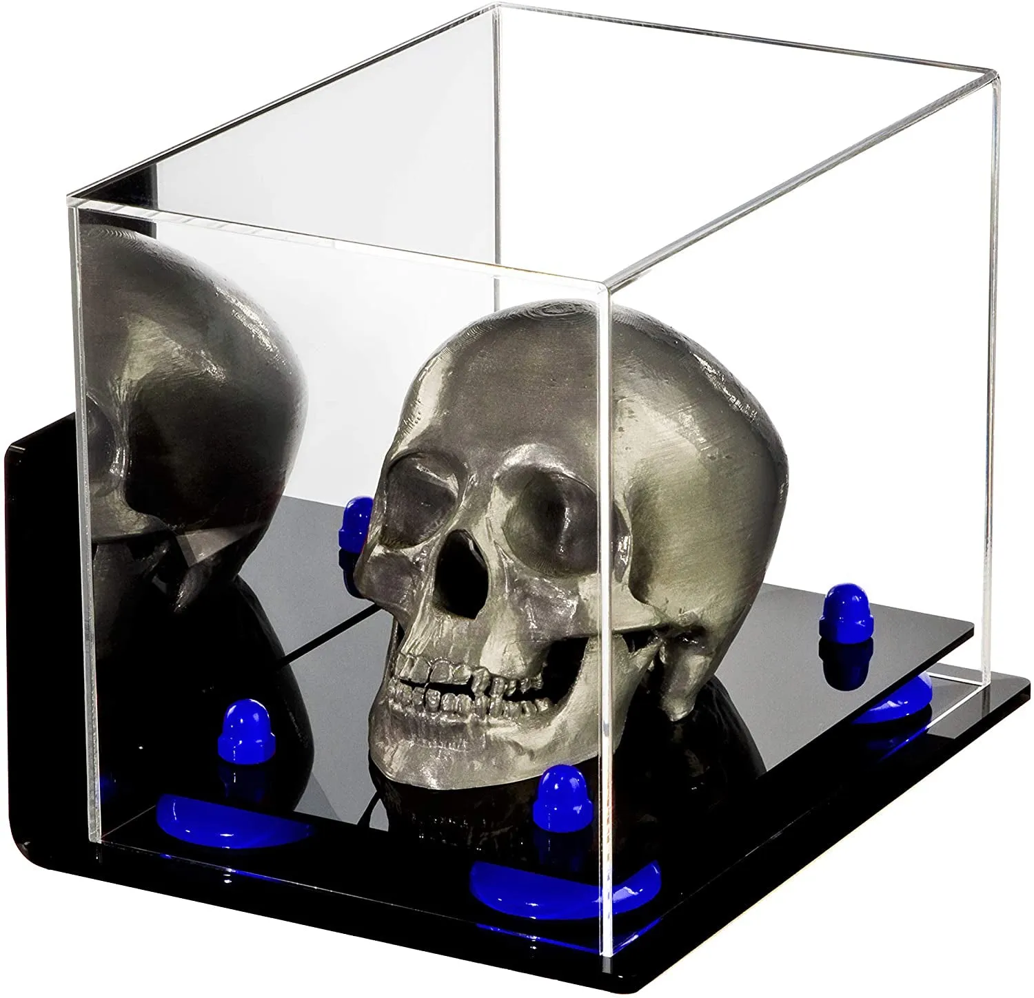 Versatile Acrylic Display Case 8.25 x 6 x 6.75 - Mirror No Wall Mounts (V45/A003)