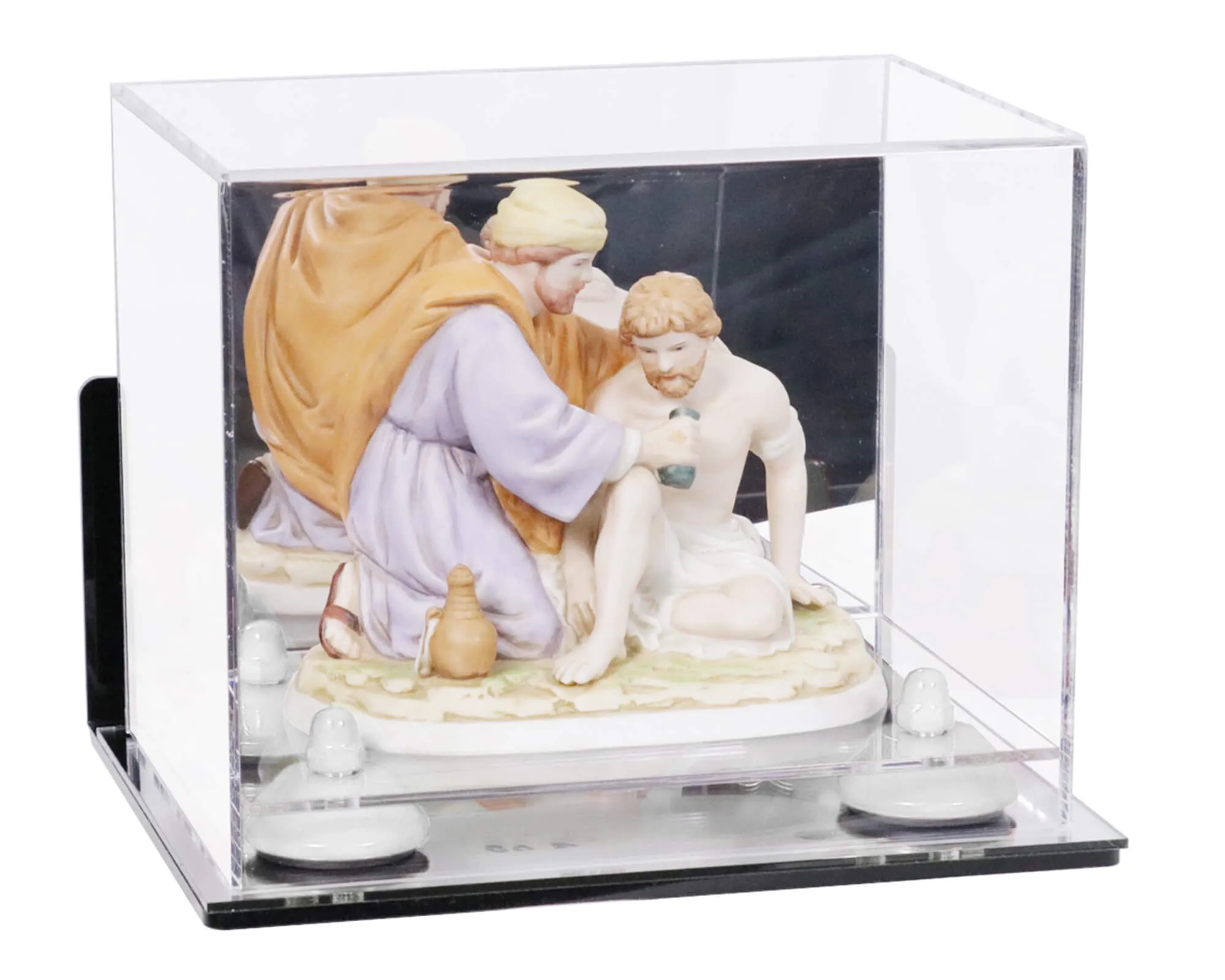 Versatile Acrylic Display Case 8.25 x 6 x 6.75 - Mirror No Wall Mounts (V45/A003)