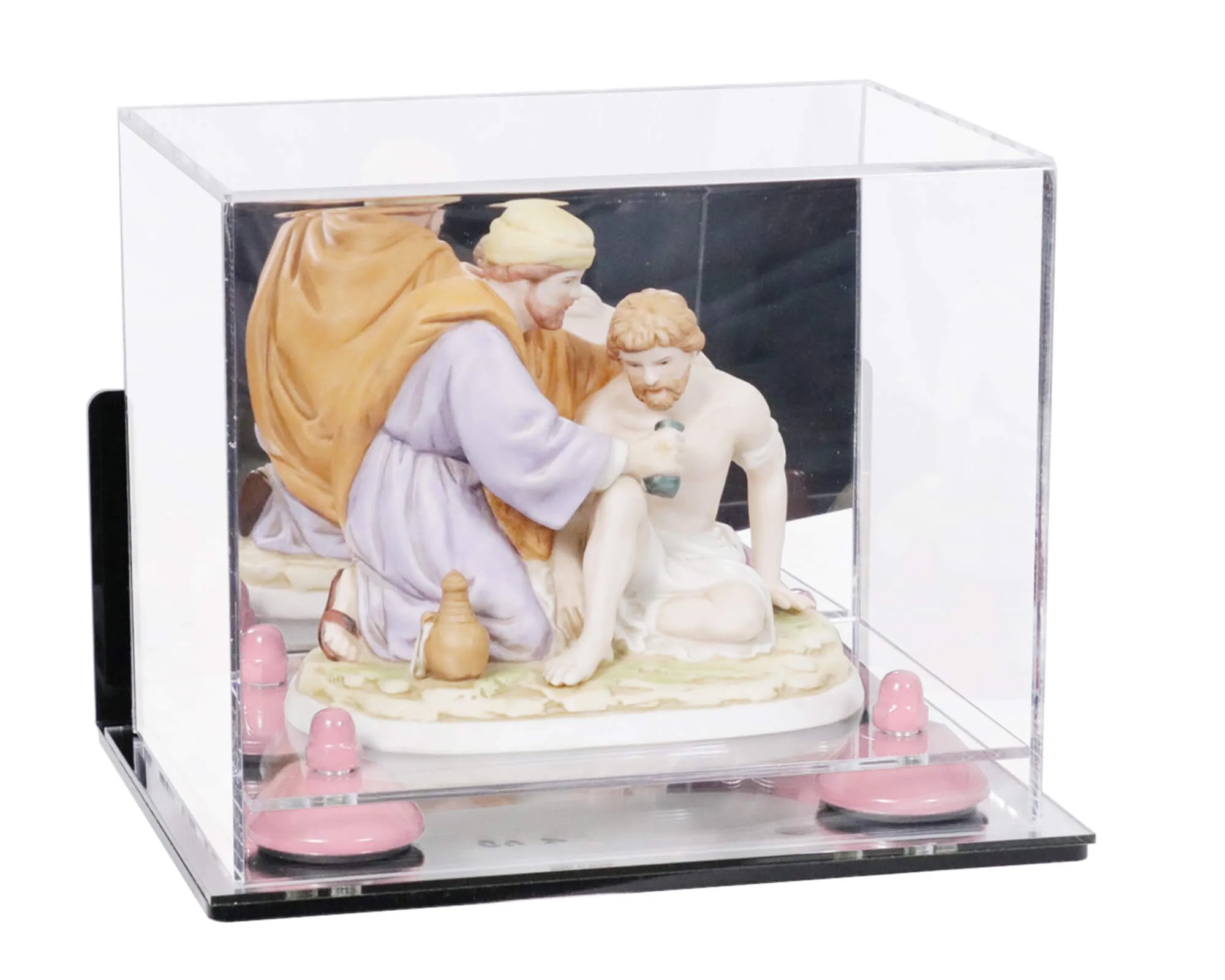 Versatile Acrylic Display Case 8.25 x 6 x 6.75 - Mirror No Wall Mounts (V45/A003)