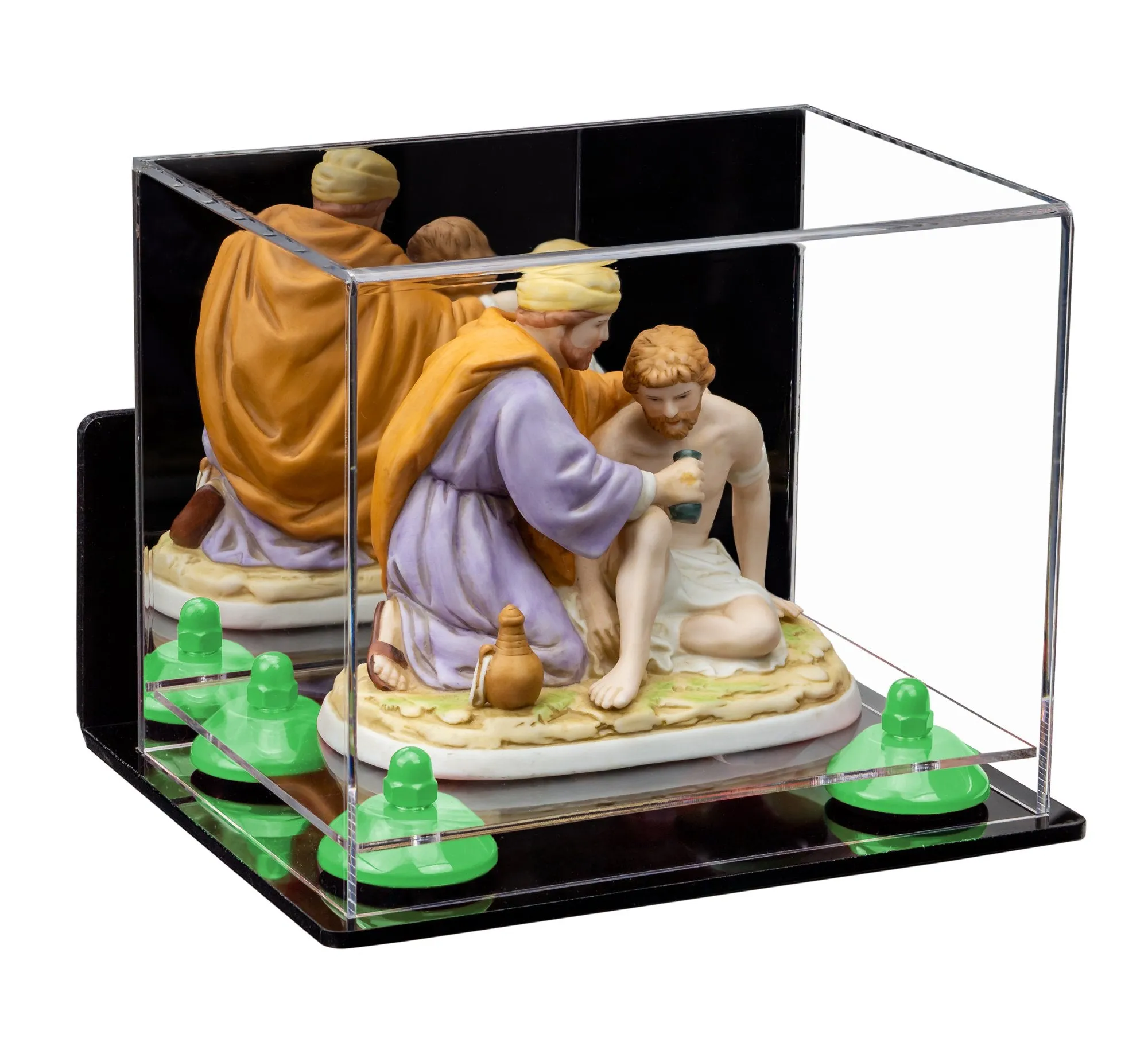 Versatile Acrylic Display Case 8.25 x 6 x 6.75 - Mirror No Wall Mounts (V45/A003)