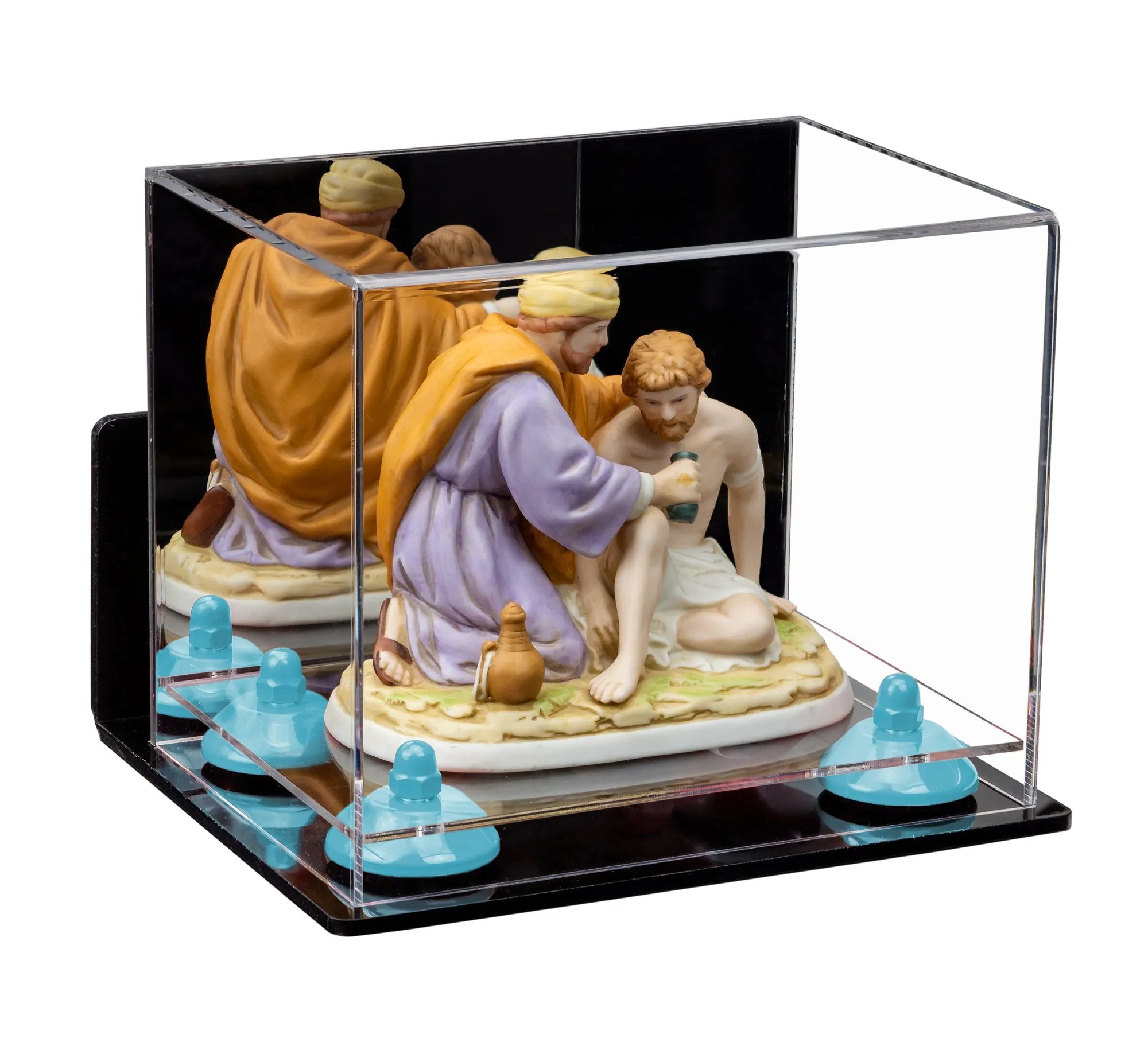 Versatile Acrylic Display Case 8.25 x 6 x 6.75 - Mirror No Wall Mounts (V45/A003)