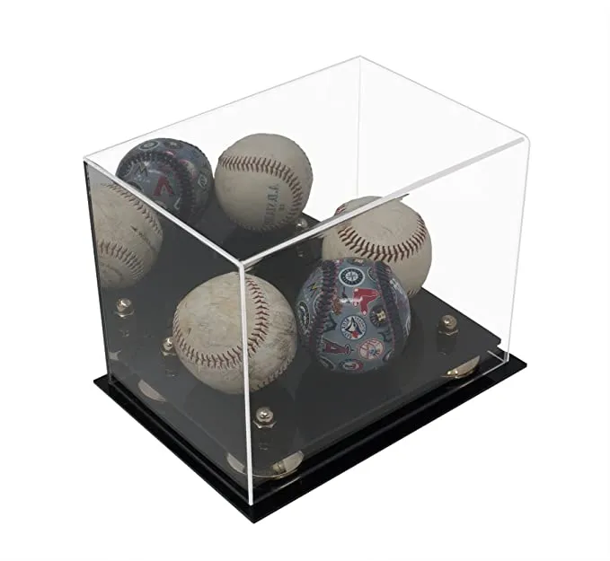 Versatile Acrylic Display Case 8.25 x 6 x 6.75 - Mirror No Wall Mounts (V45/A003)