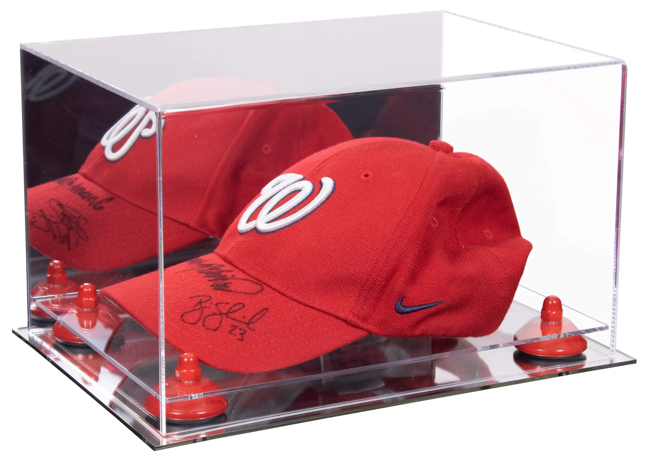 Versatile Display Case - Rectangle Box 12 x 8.25 x 7.25 - Mirror No Wall Mounts (A018/V40)