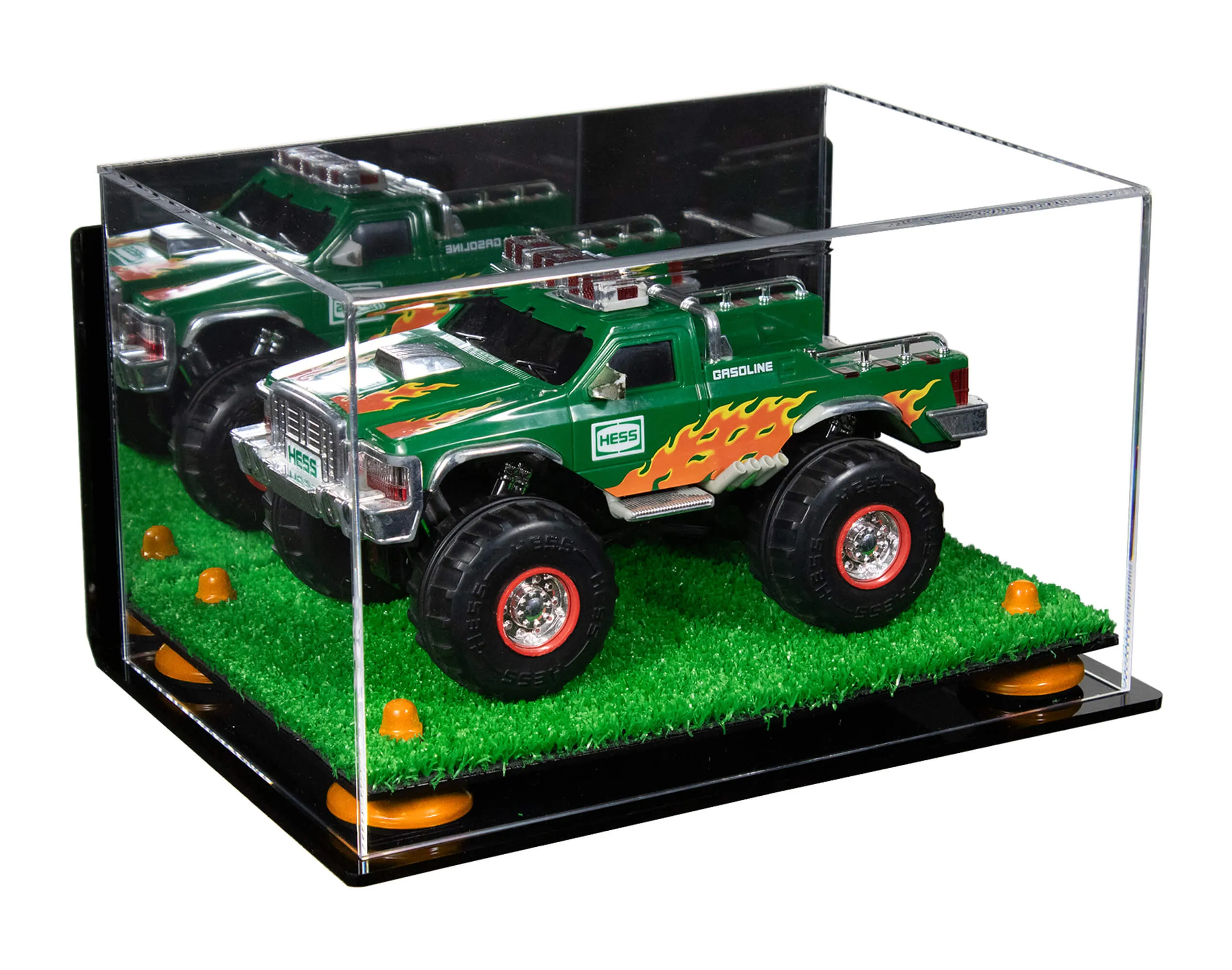 Versatile Display Case - Rectangle Box 12 x 8.25 x 7.25 - Mirror Wall Mounts (A018/V40)