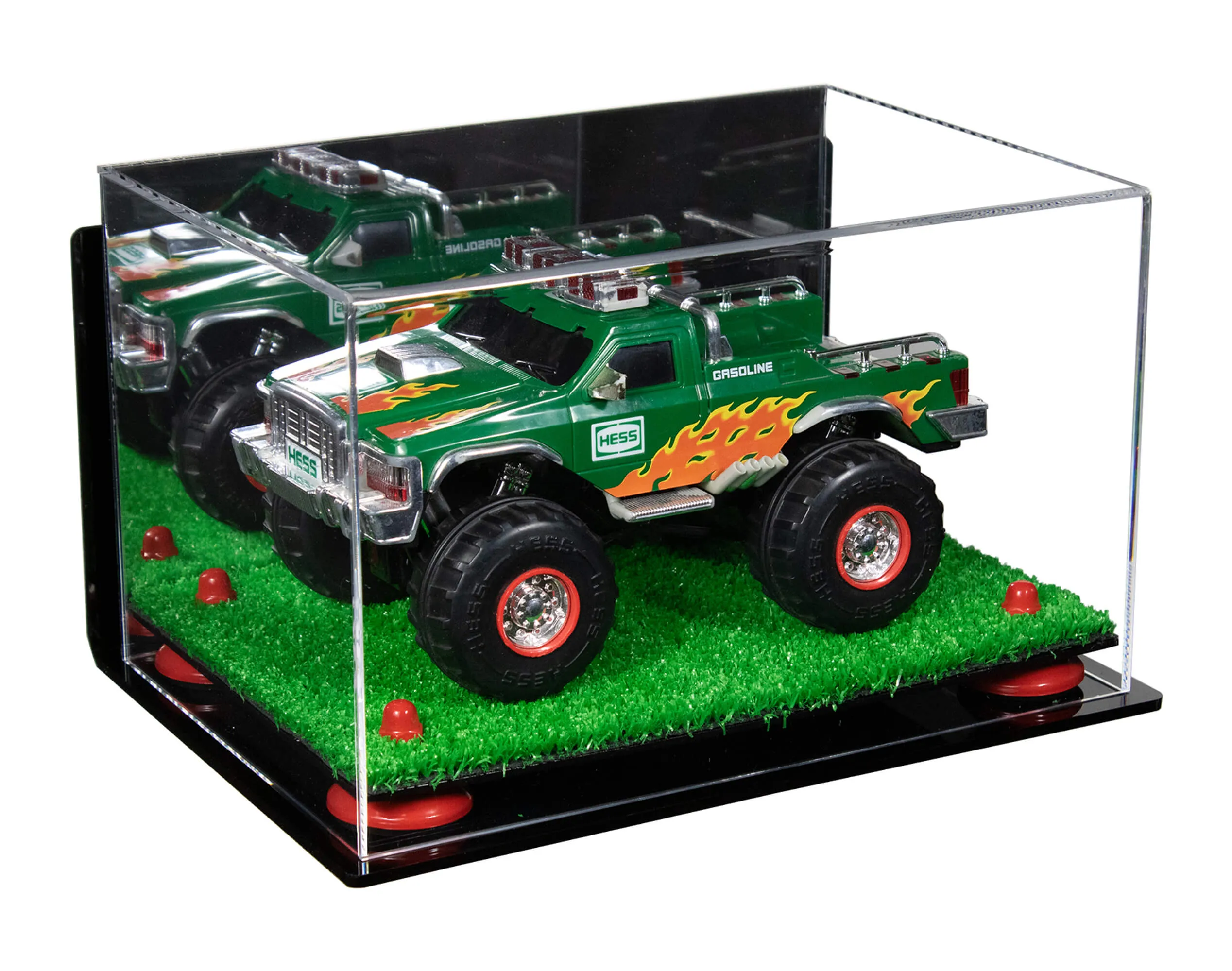 Versatile Display Case - Rectangle Box 12 x 8.25 x 7.25 - Mirror Wall Mounts (A018/V40)