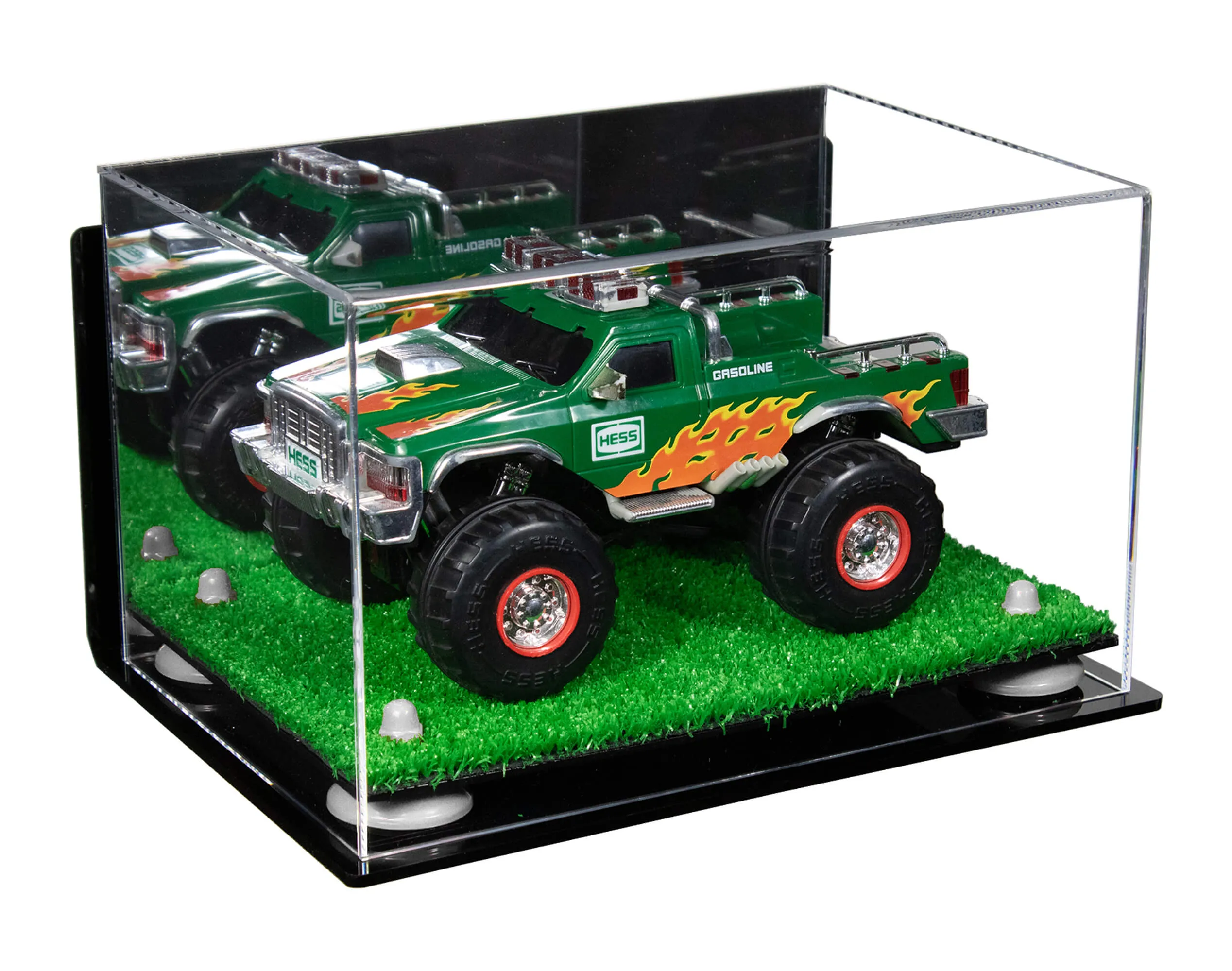 Versatile Display Case - Rectangle Box 12 x 8.25 x 7.25 - Mirror Wall Mounts (A018/V40)