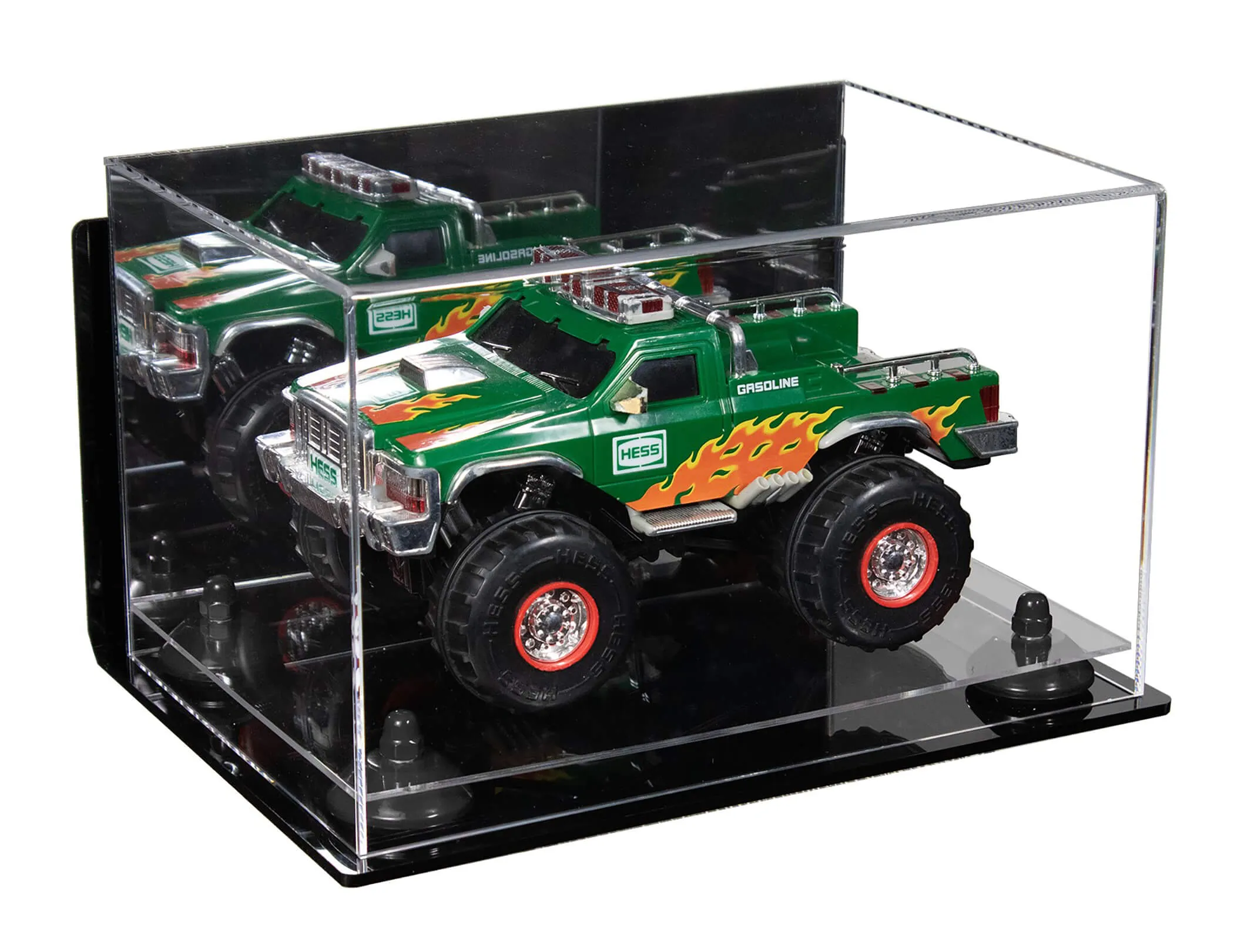 Versatile Display Case - Rectangle Box 12 x 8.25 x 7.25 - Mirror Wall Mounts (A018/V40)