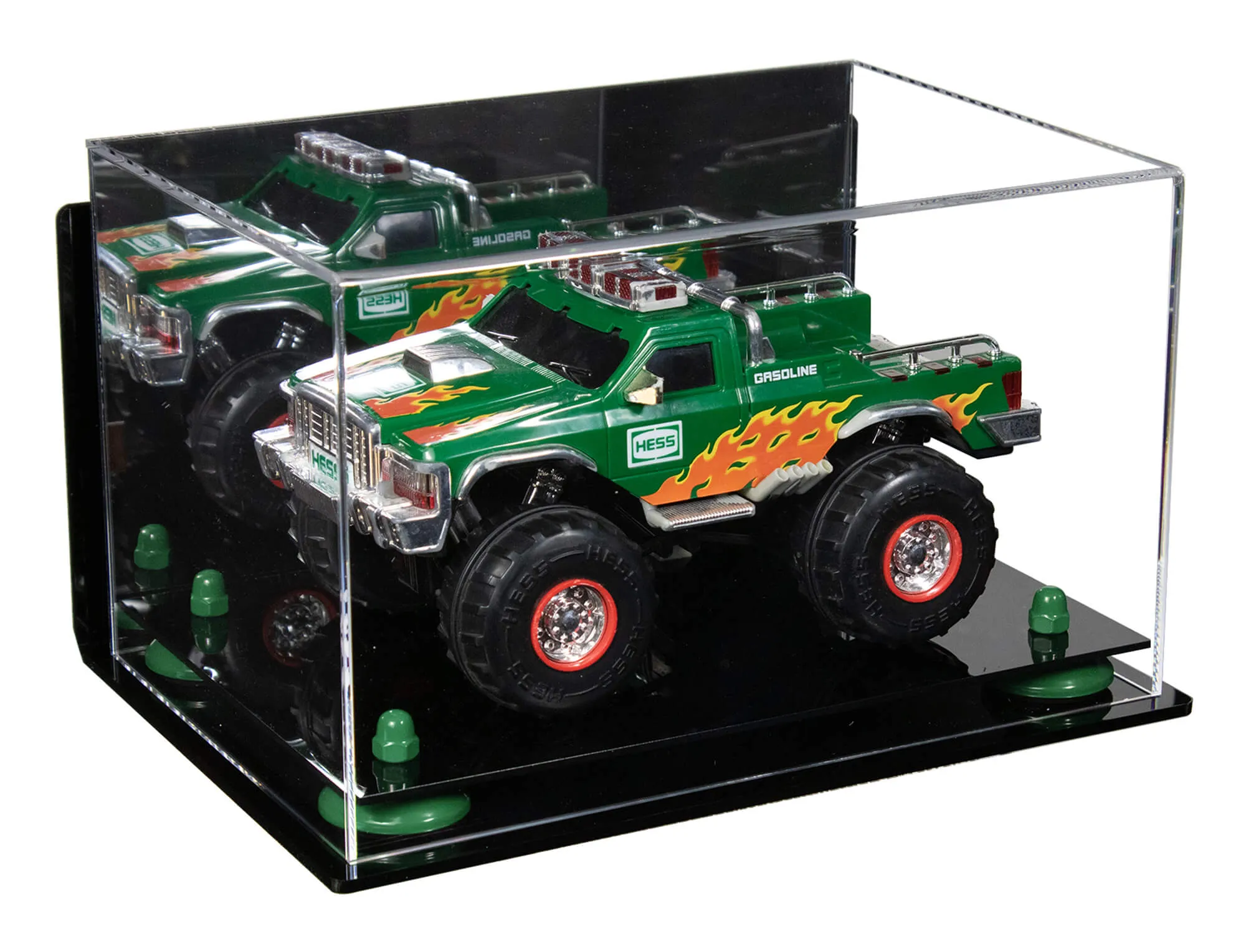 Versatile Display Case - Rectangle Box 12 x 8.25 x 7.25 - Mirror Wall Mounts (A018/V40)