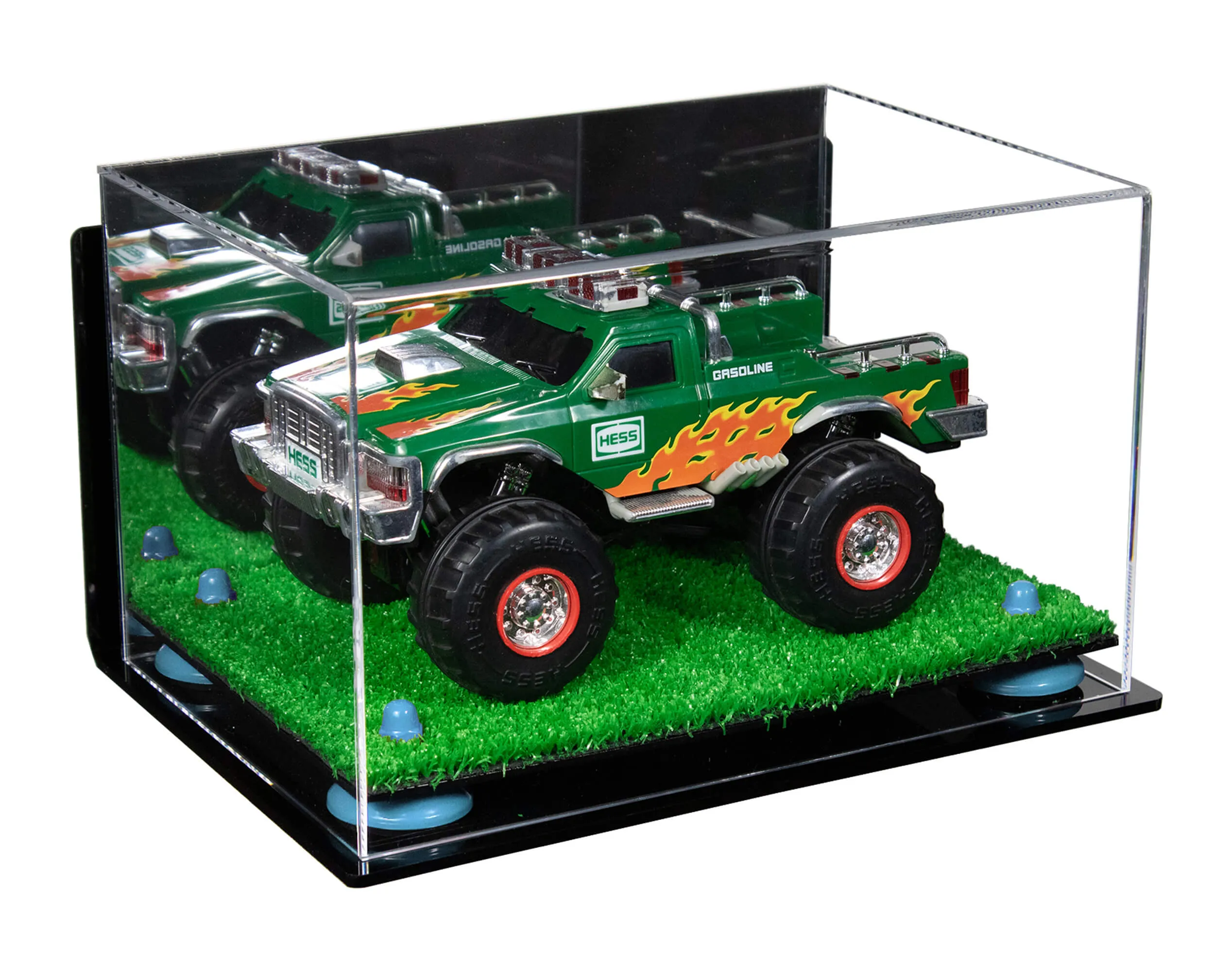 Versatile Display Case - Rectangle Box 12 x 8.25 x 7.25 - Mirror Wall Mounts (A018/V40)