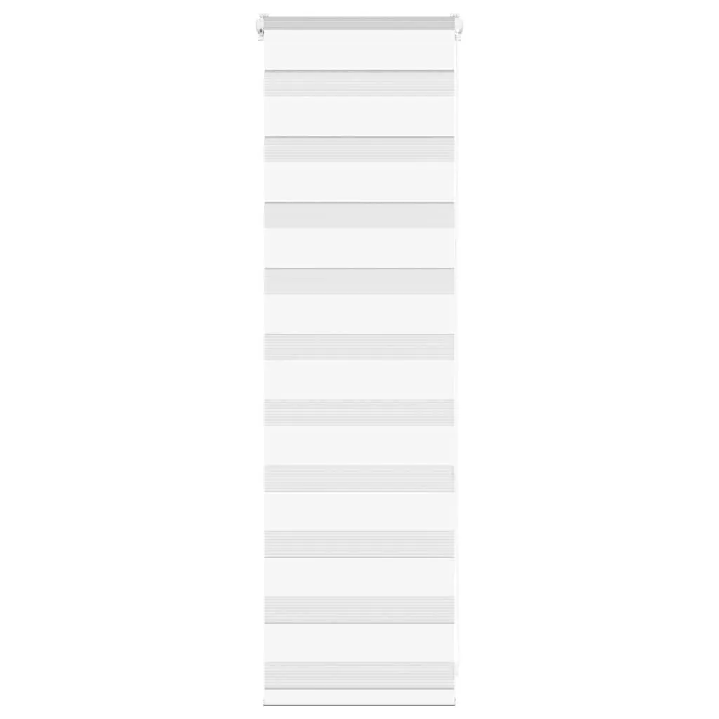 vidaXL Zebra Blind White 45x100 cm Fabric Width 40.9 cm Polyester