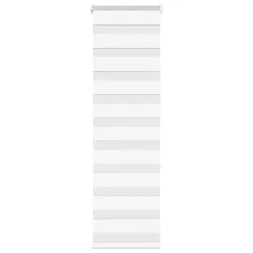 vidaXL Zebra Blind White 45x150 cm Fabric Width 40.9 cm Polyester