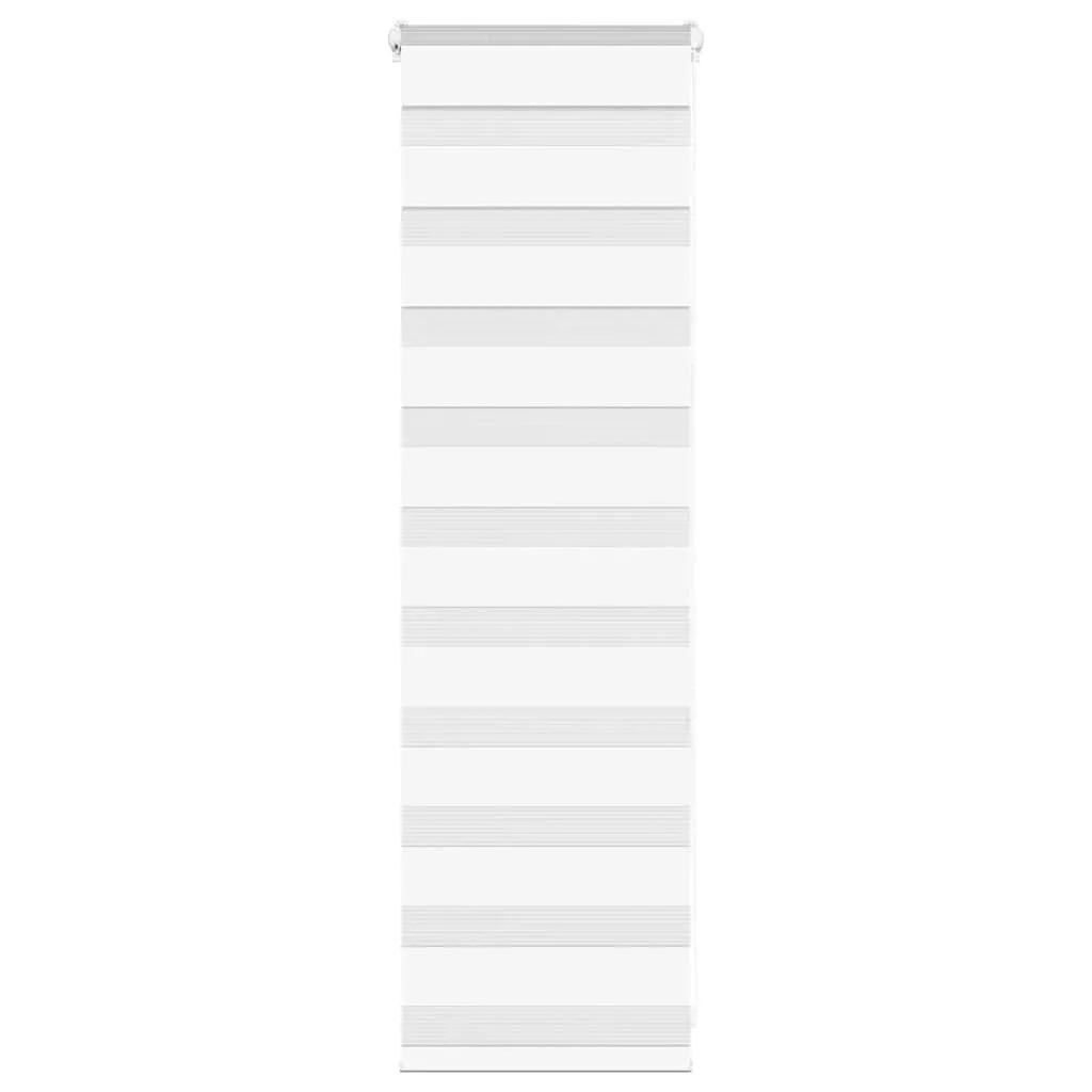 vidaXL Zebra Blind White 50x100 cm Fabric Width 45.9 cm Polyester