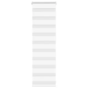 vidaXL Zebra Blind White 50x100 cm Fabric Width 45.9 cm Polyester