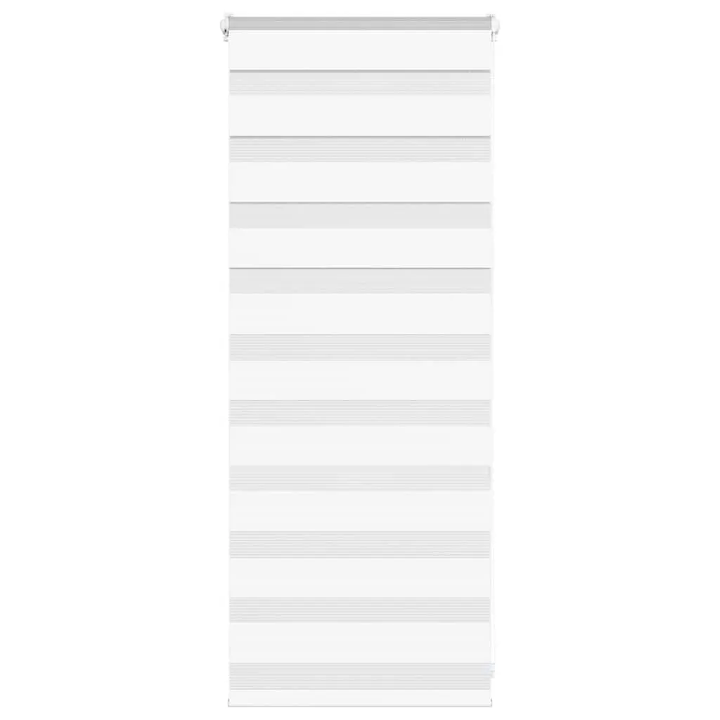vidaXL Zebra Blind White 60x100 cm Fabric Width 55.9 cm Polyester